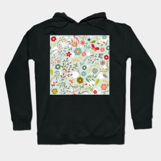 summer meadow light green Hoodie